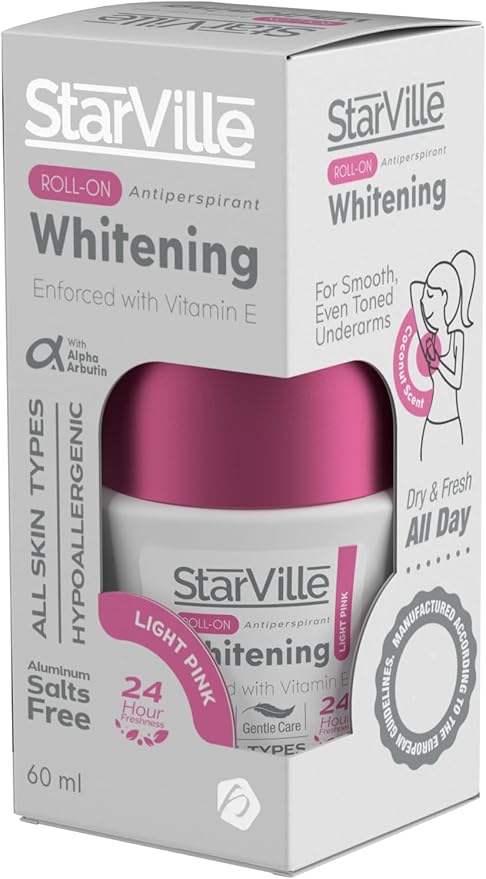 Starville Roll On Lightening & Deodorant with Coconut Scent