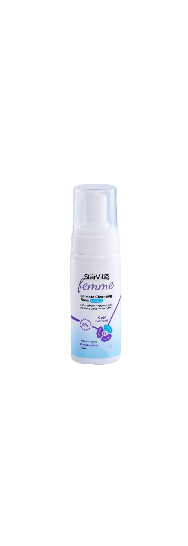 Starville Feminine Moisturizing Wash for the Sensitive Area Foam 150 ml