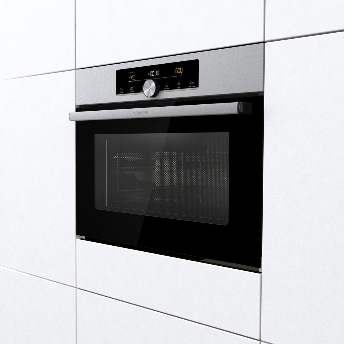 Gorenje BCM4547A10X microwave oven, Stainless steel جورينيا ميكروويق استانلس ستيل