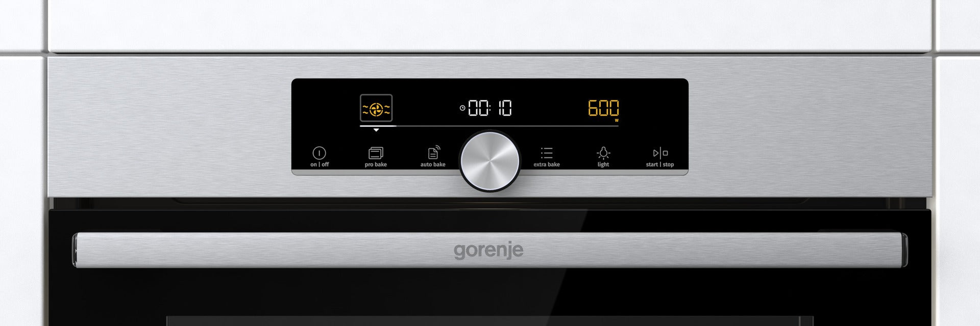 Gorenje BCM4547A10X microwave oven, Stainless steel جورينيا ميكروويق استانلس ستيل