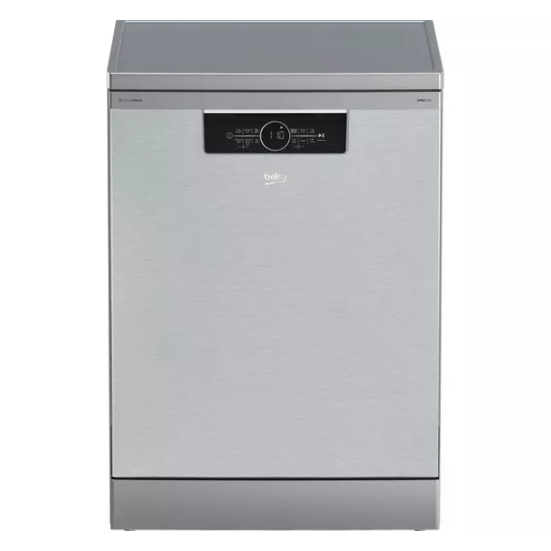 Beko Dishwasher 15 person 6 program, 60 * 60 cm, (CornerIntense)-SteamGloss, Half load - BDFN36531XC