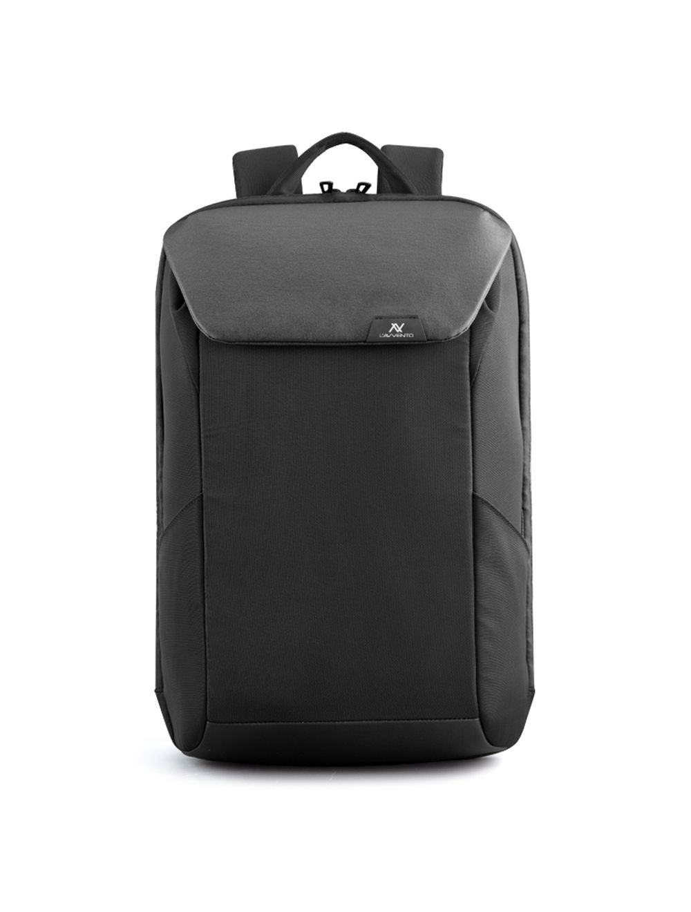 L'avvento (BG424) Laptop Backpack Made by Water Repellent Polyester And Pvc Materials fits up to 15.6" - Black