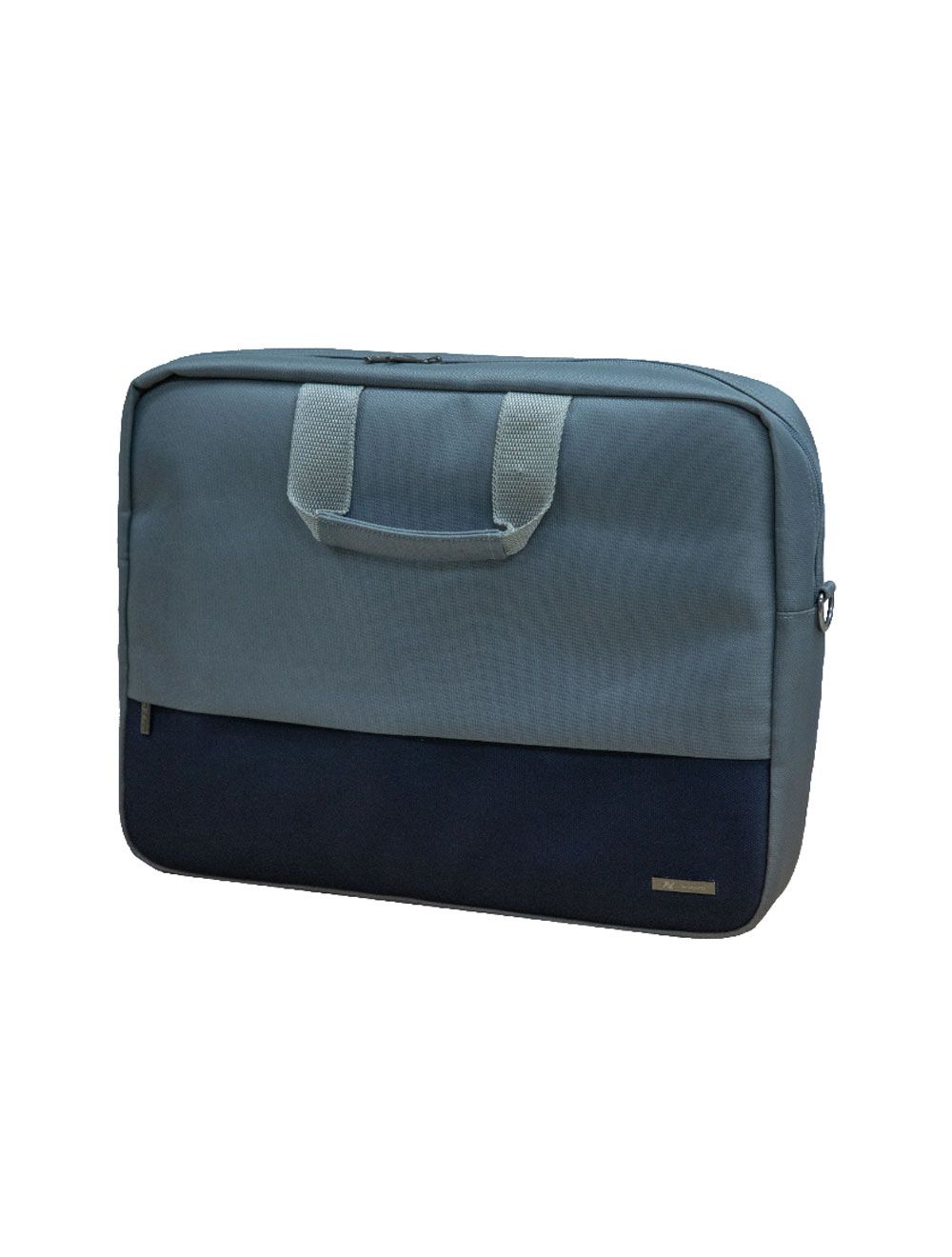 L'avvento Laptop Shoulder Bag 15.6", made of Polyester Gray * Blue