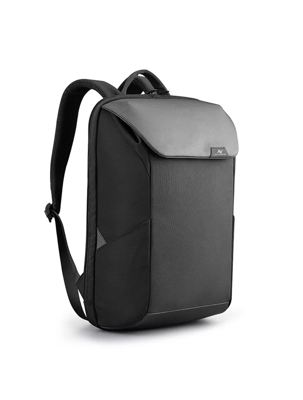 شنطة لافينتو BG424 ظهر لابتوب حتى 15.6 بوصة، تصميم أنيق مقاوم للماء مع جيوب متعددة ومنفذ USB | L’avvento BG424 Laptop Backpack Black