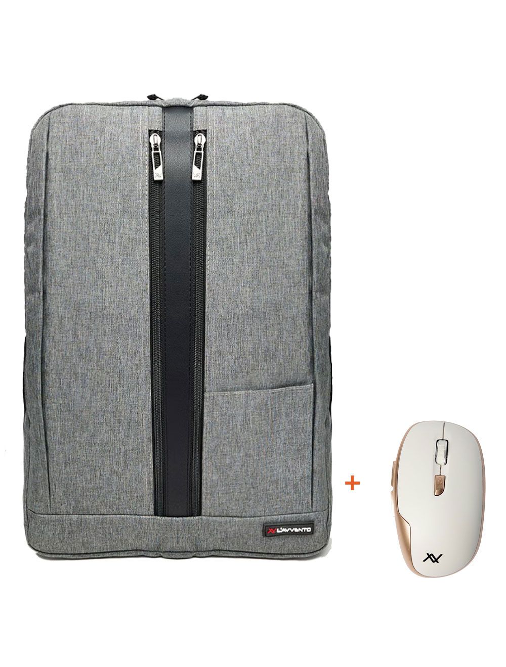 شنطة لابتوب لافينتو Discovery 15.6 بوصة مقاومة للماء + ماوس هدية. L’avvento Laptop Backpack 15.6 inch with Mouse Gift.