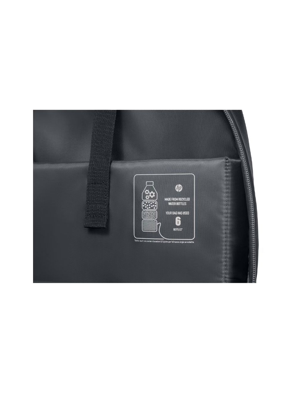 حقيبة backpack أتش بي رمادي 15.6 بوصة بحماية مبطنة وخفيفة الوزن، HP backpack 15.6 inch gray bag padded for laptop with stylish durable design.