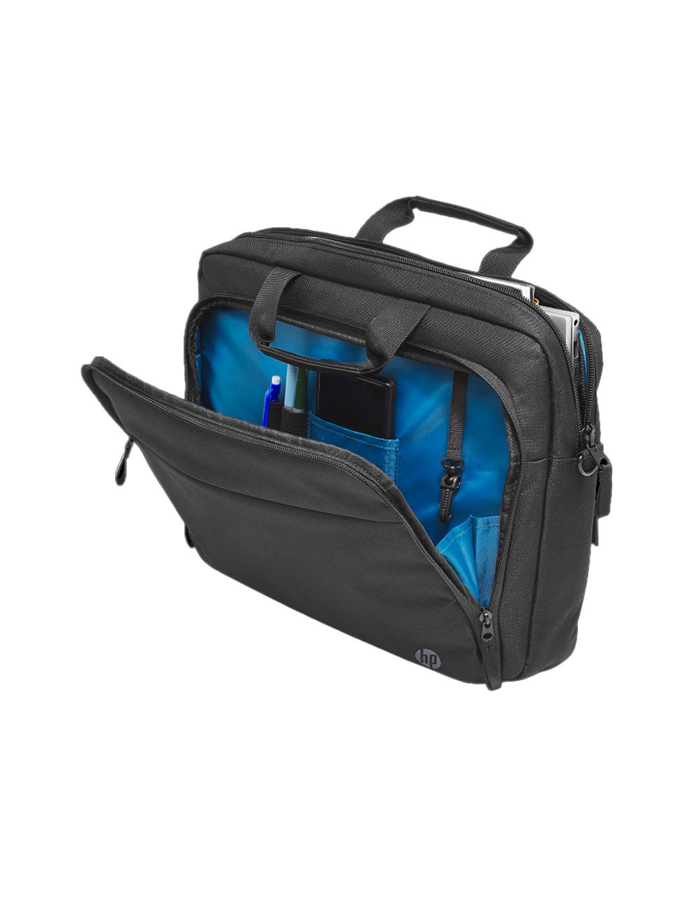 شنطة HP لاب توب 15.6 بوصة – 500S7AA – أسود، حقيبة ظهر متينة ومبطنة لحماية الكمبيوتر المحمول مع تنظيم رائع وفتحة تمرير كابل. HP laptop bag.