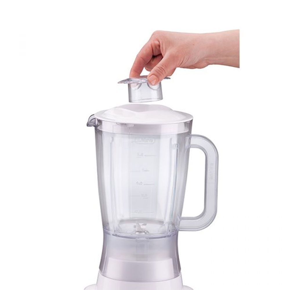 سعر خلاط ميانتا 600 وات سعة 1.5 لتر أبيض مع مطحنة ومبشرة، Mianta Blender 600W 1.5L White BL1221A توصيل داخل مصر.
