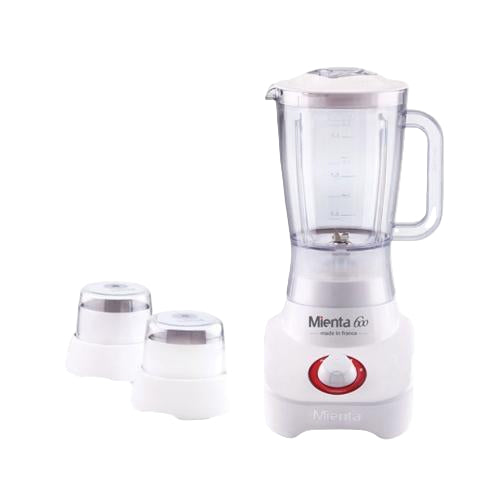ميانتا خلاط مع مطحنة ومبشرة - سعة 1.5 لتر- بقوة 600 وات - ابيض - BL1221A
