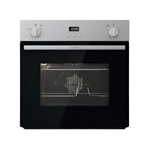 جورينجي BOG6632E01X فرن غاز فردي بلت-ان ستانلس ستيل 60 سم، مزود بمؤقت إلكتروني للبرمجة، أقصى درجة حرارة للفرن: 250 درجة مئوية، مجهز بدوران آلي للسيخ.