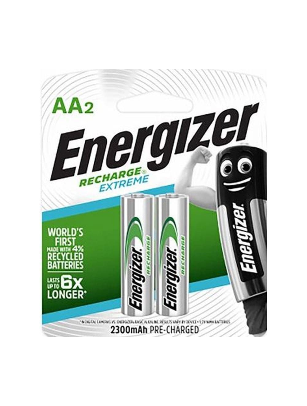 Energizer 2 AA Rechargeable Batteries - 1.2 Volts BT111