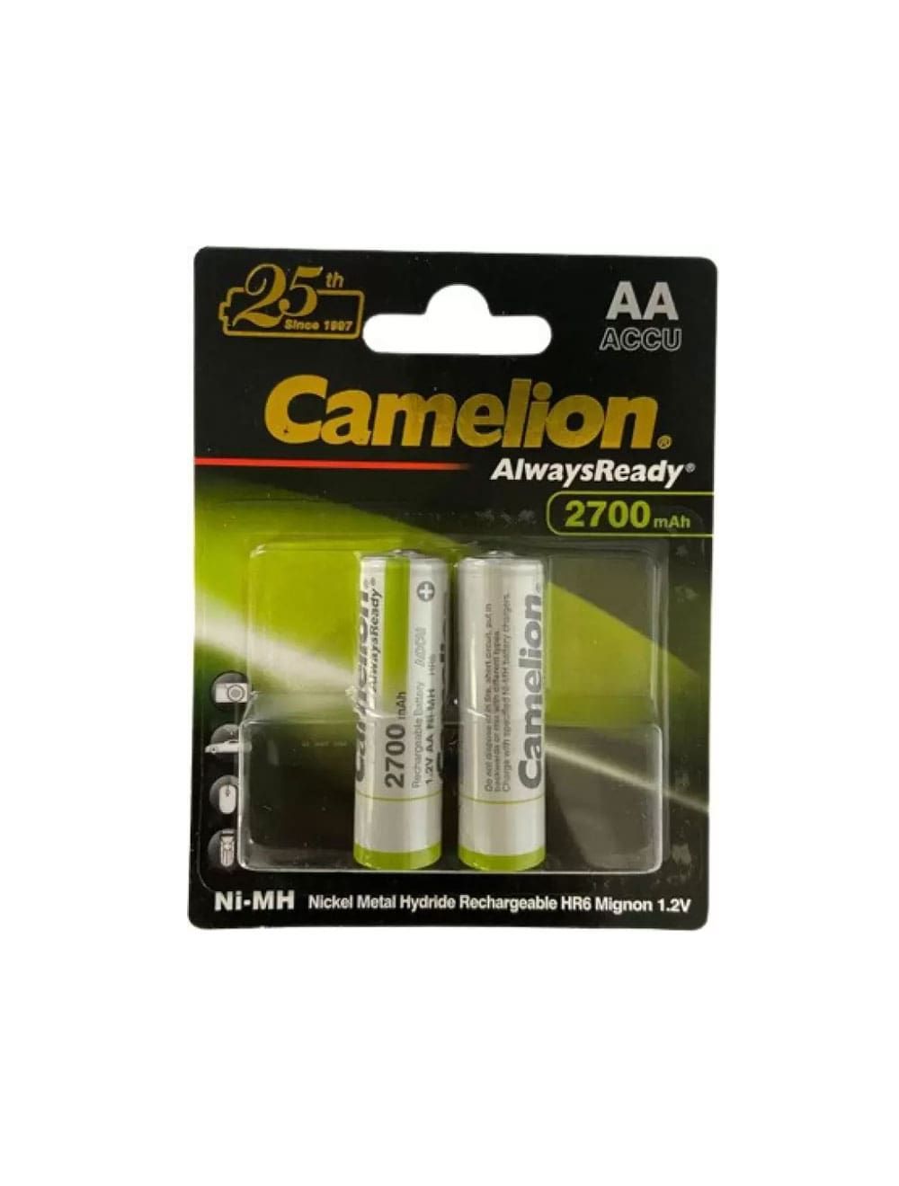 Camelion Battery 2700mAh AA Always Ready 1924