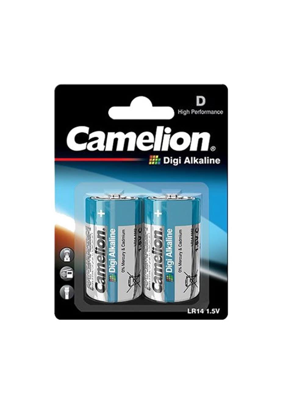 Camelion Battery 21000mAh 2 D Size- LR20-BP2 DG 0LR20