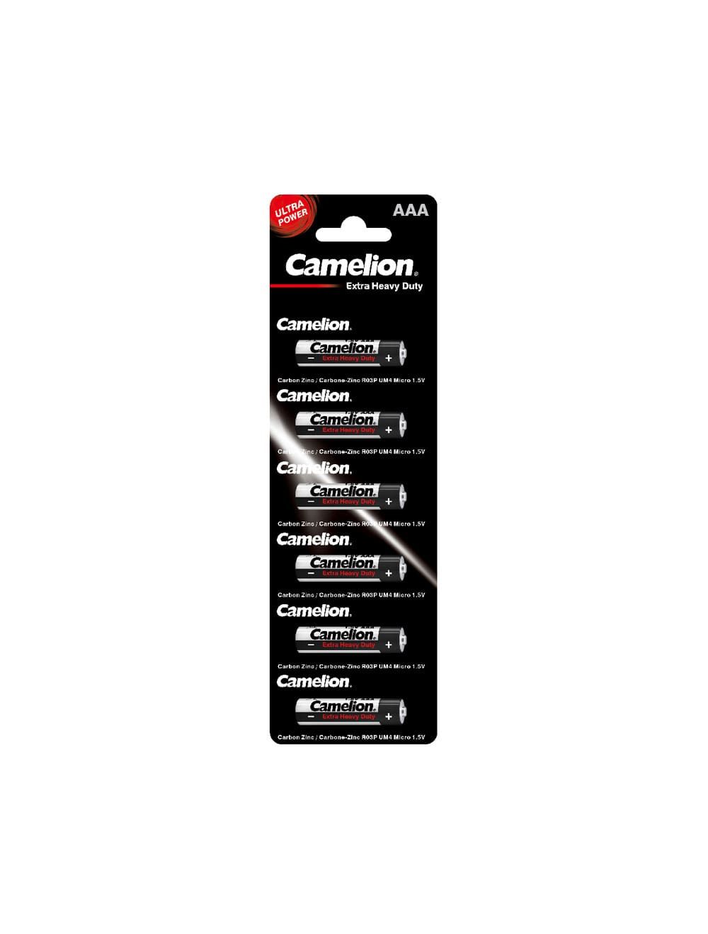 Camelion EHD Battery AAA R6P-BP1*6KP Card 6