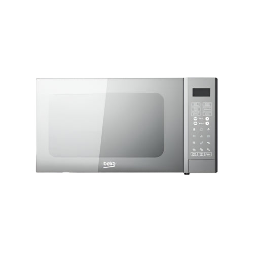 ميكروويف بيكو 30 لتر مع شواية 900 وات تصميم أنيق وضمان سنة | Beko Microwave 30L with Grill, stylish silver finish & 1-year warranty.