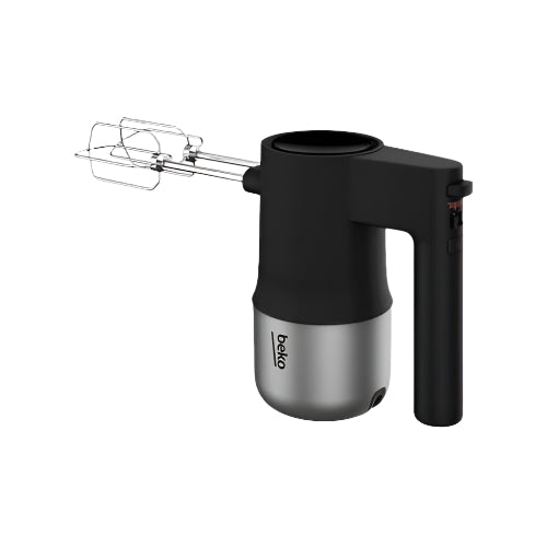 بيكو hand mixers بقوة 500 وات و4 سرعات مع خاصية التربو، تصميم أنيق وأداء قوي لخلط مثالي وسهل لكل الوصفات. Beko hand mixers 500W with 4 speeds and turbo mode
