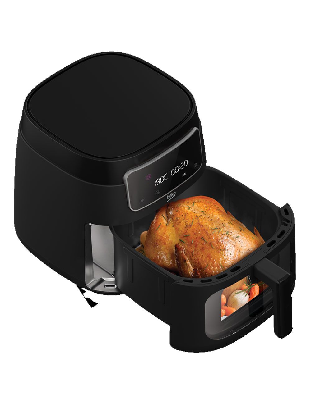 بيكو مقلاة هوائية رقمية 7 لتر – طهي صحي وسريع مع شاشة ذكية وضمان سنتين | Beko 7L Digital Air Fryer – Smart Cooking & 2-Year Warranty