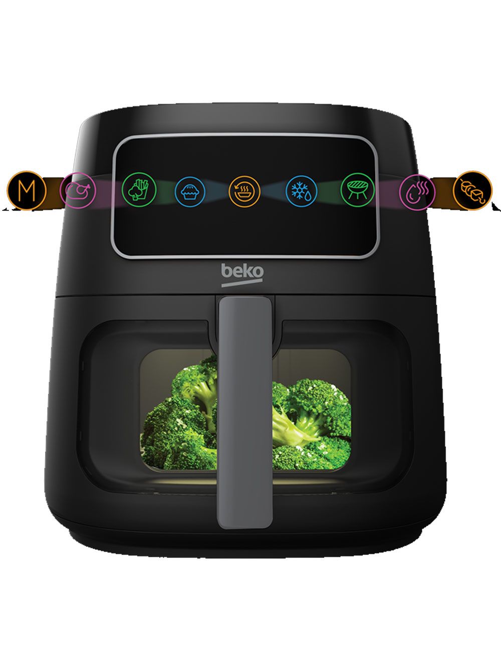 بيكو مقلاة هوائية رقمية 7 لتر – طهي صحي وسريع مع شاشة ذكية وضمان سنتين | Beko 7L Digital Air Fryer – Smart Cooking & 2-Year Warranty