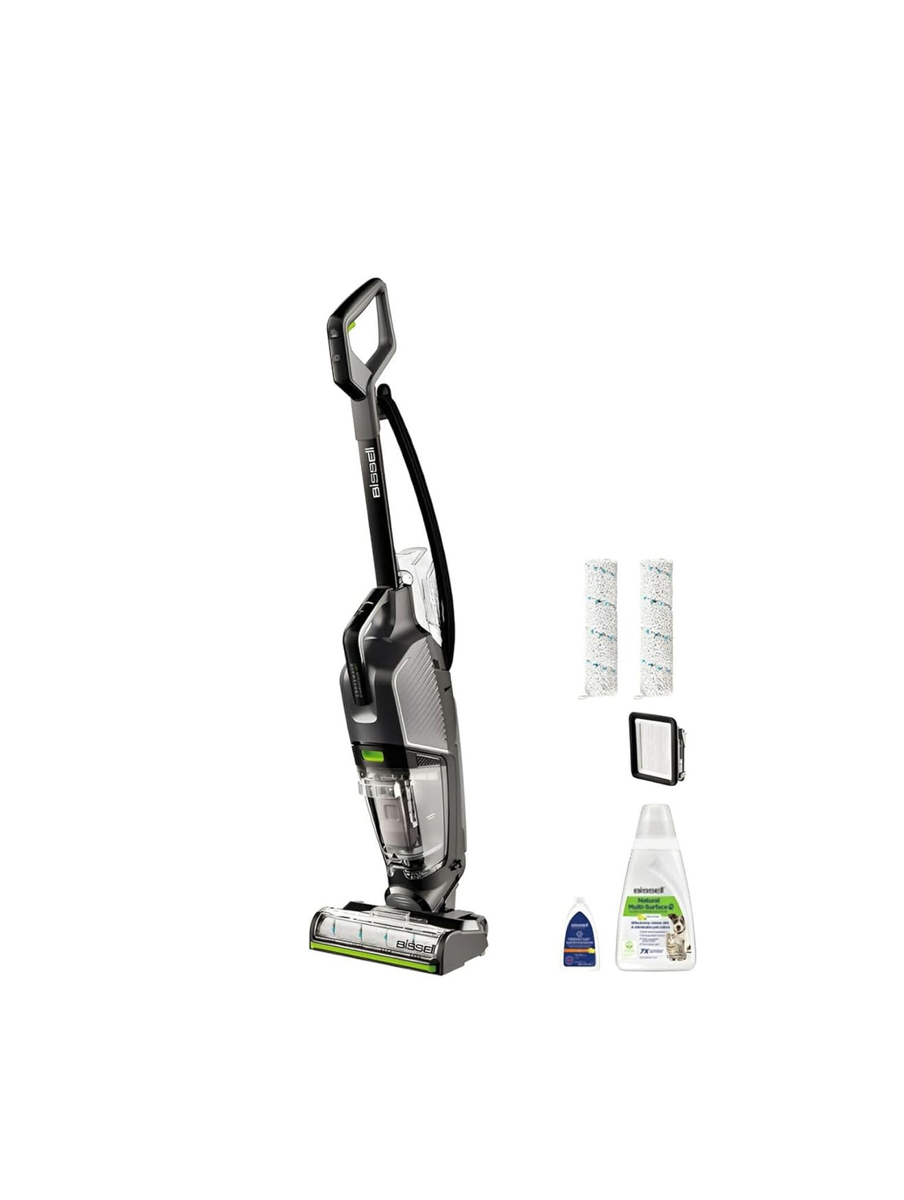 بيسيل CrossWave HydroSteam 3in1 لتنظيف وغسيل وتعقيم الأرضيات بالبخار، مناسب لكل الأرضيات، خزان مزدوج، توصيل سريع وضمان Cairo Drop.