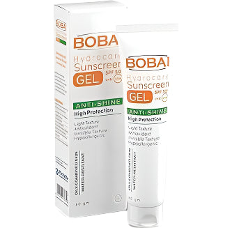 صن سكرين بوباي جل بخلاصة فيتامين E يحمي البشرة الدهنية من أشعة UVA/UVB مع قوام خفيف سريع الامتصاص ومقاوم للماء Popeye sunscreen gel SPF50+ for oily skin.