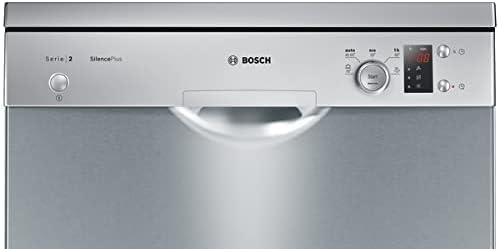 غسالة أطباق بوش ديجيتال 12 فرد فضي 60 سم، أداء موثوق وخاصية التعقيم – Bosch 12 Place Digital Dishwashers Silver for spotless, hygienic cleaning.