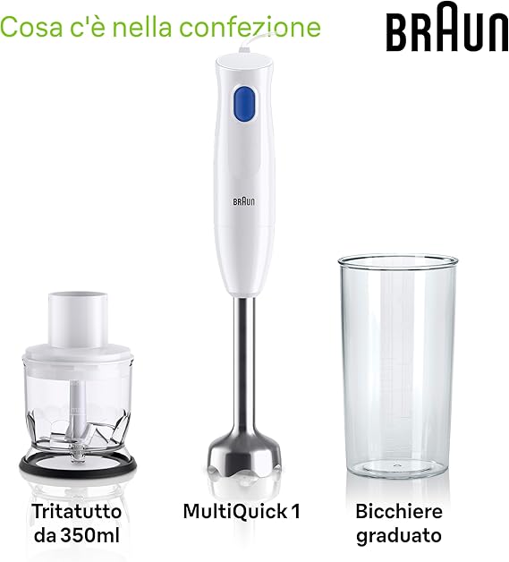 Braun MQ10-201MWH MultiQuick 1 White/Blue