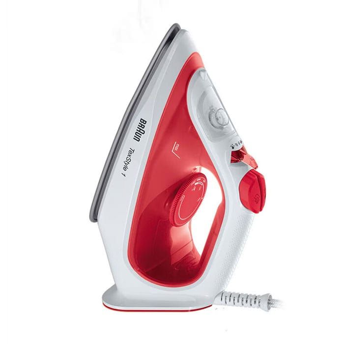 براون مكواه بخاريه 1900 وات بقاعدة غير قابلة للصق توفر تسخين سريع وبخار قوي، Braun Steam Iron 1900W ensures smooth ironing with warranty & delivery.