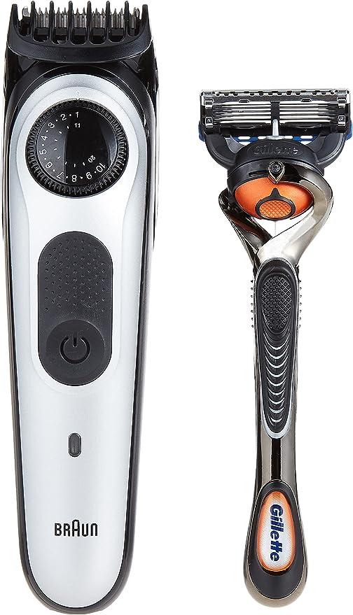 Braun Beard Trimmer With Gillette Fusion5 ProGlide Razor Bt5260