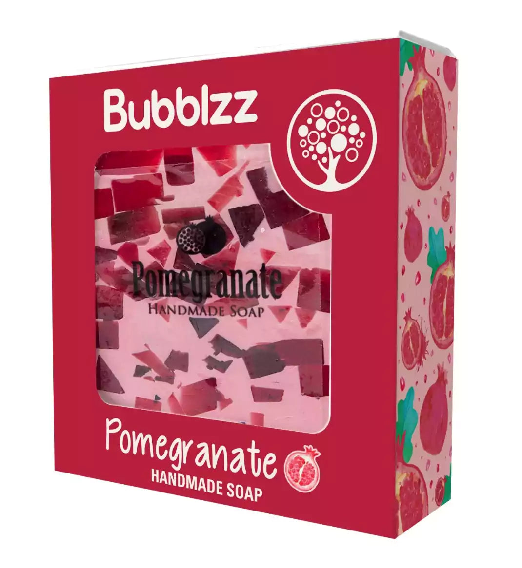 بابلز - صابون - برائحة الكرز الأسود غني بالجليسرين لتنظيف وترطيب البشرة | Bubbles Cherry Scented Soap, Glycerin-Rich, Soft & Moisturized Skin