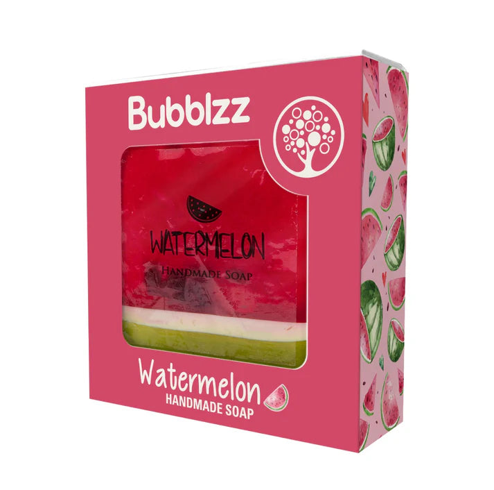 بابلز - صابون - برائحة الكرز الأسود غني بالجليسرين لتنظيف وترطيب البشرة | Bubbles Cherry Scented Soap, Glycerin-Rich, Soft & Moisturized Skin