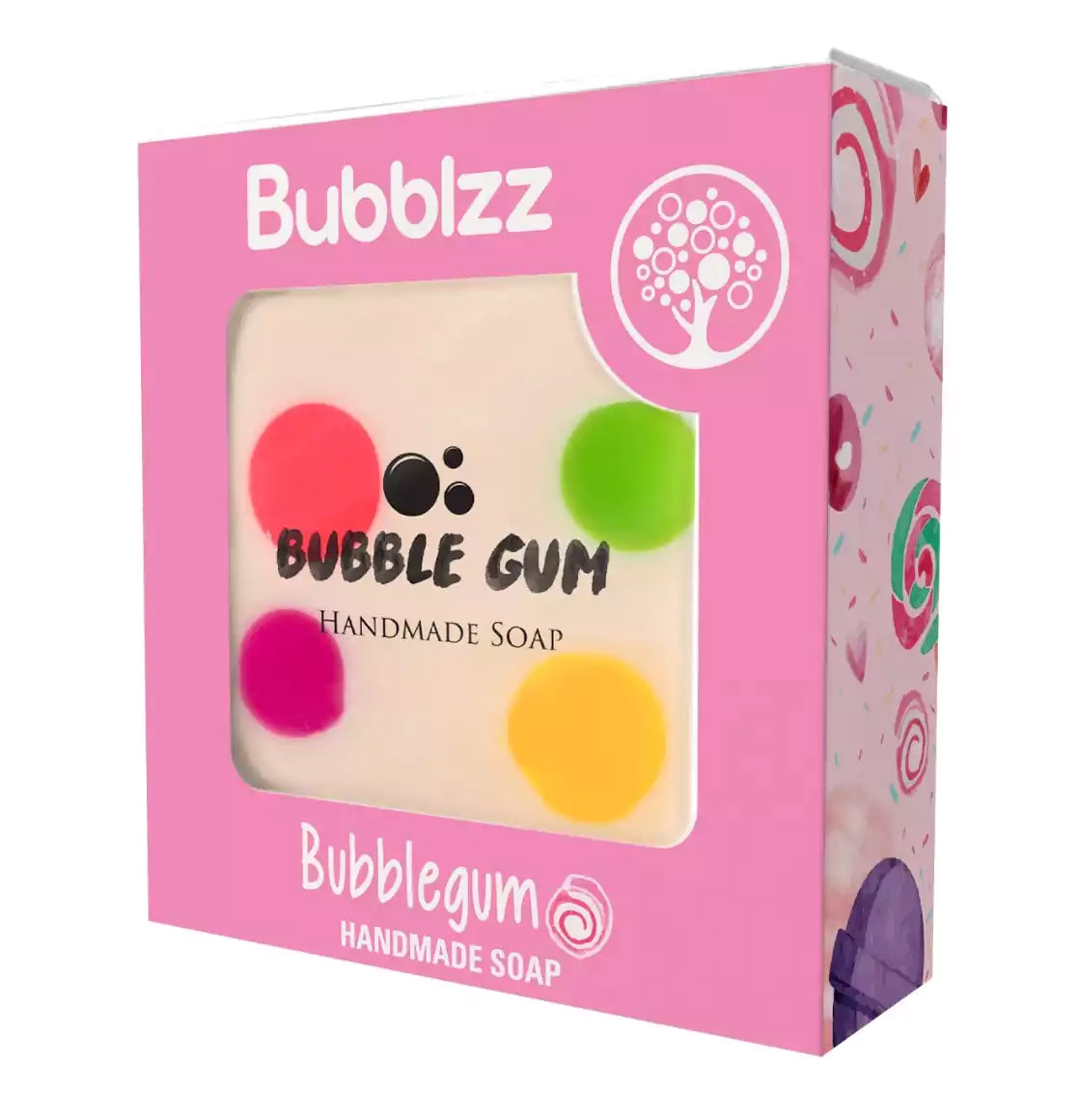 بابلز - صابون - برائحة الكرز الأسود غني بالجليسرين لتنظيف وترطيب البشرة | Bubbles Cherry Scented Soap, Glycerin-Rich, Soft & Moisturized Skin