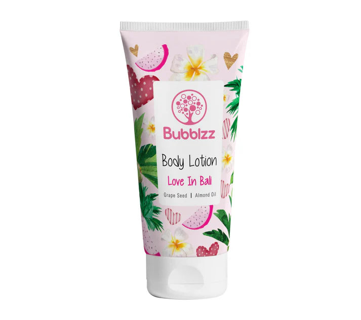 لوشن الجسم بابلز 150 جرام يرطب البشرة 24 ساعة ويتركها ناعمة وعطرة برائحة التوت. Bubblzz Body Lotion 150g moisturizes skin 24h, soft & fragrant.