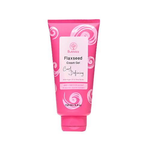 كريم جل بذور الكتان بابلز 150 مل كريم الشعر يغذي الشعر ويثبت تجعيداته، يمنحه نعومة وحيوية ولمعانleaving it soft, vibrant, and shiny all day long.