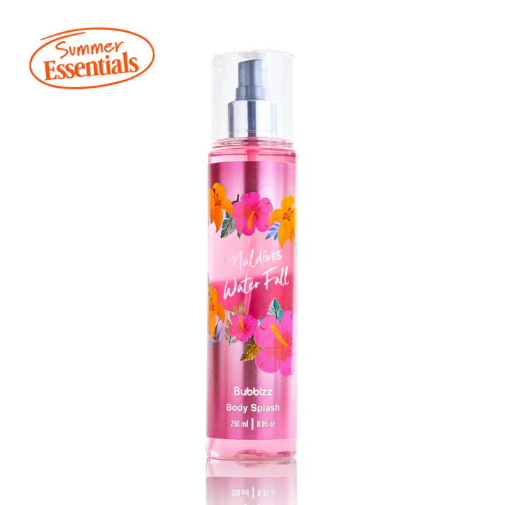 بابلز - معطر الجسم - كشمير جلو بادي سبلاش فاخر برائحة زهرية دافئة تدوم طويلًا | Bubbles Body Splash Cashmere Glow with long-lasting warm floral scent