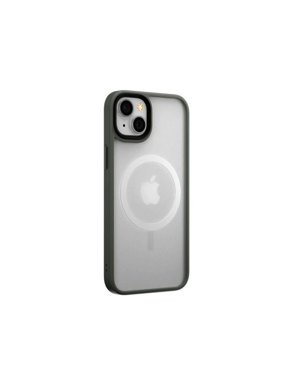 Devia Back Cover for iPhone 15 Plus & 14 Plus Pino Series Magnetic Case (6.7) - Gray CE163