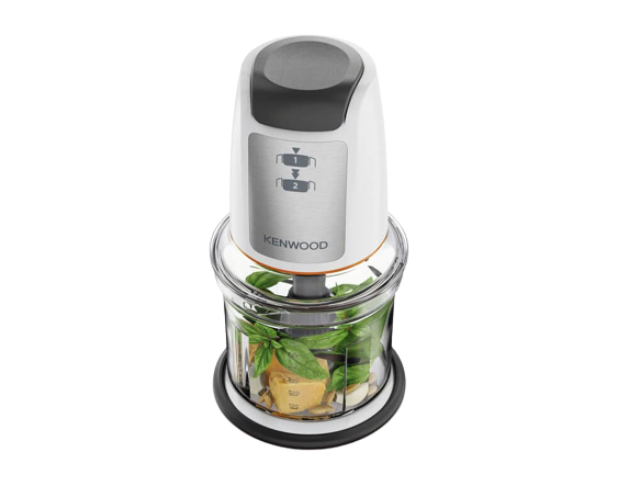 Kenwood EasyChop CHP61.000WH Four Blade Chopper 0.5 L Pressure Operation 2 Speed Non-Slip Ring Dishwasher Safe Ice Breaker System 500 W White