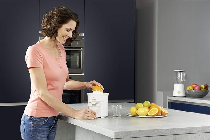 Braun Cj3050 Tributecollection Citrus Juicer براون خلاطة سطح الطاولة , 60 واط , 1.8 كجم - CJ3050