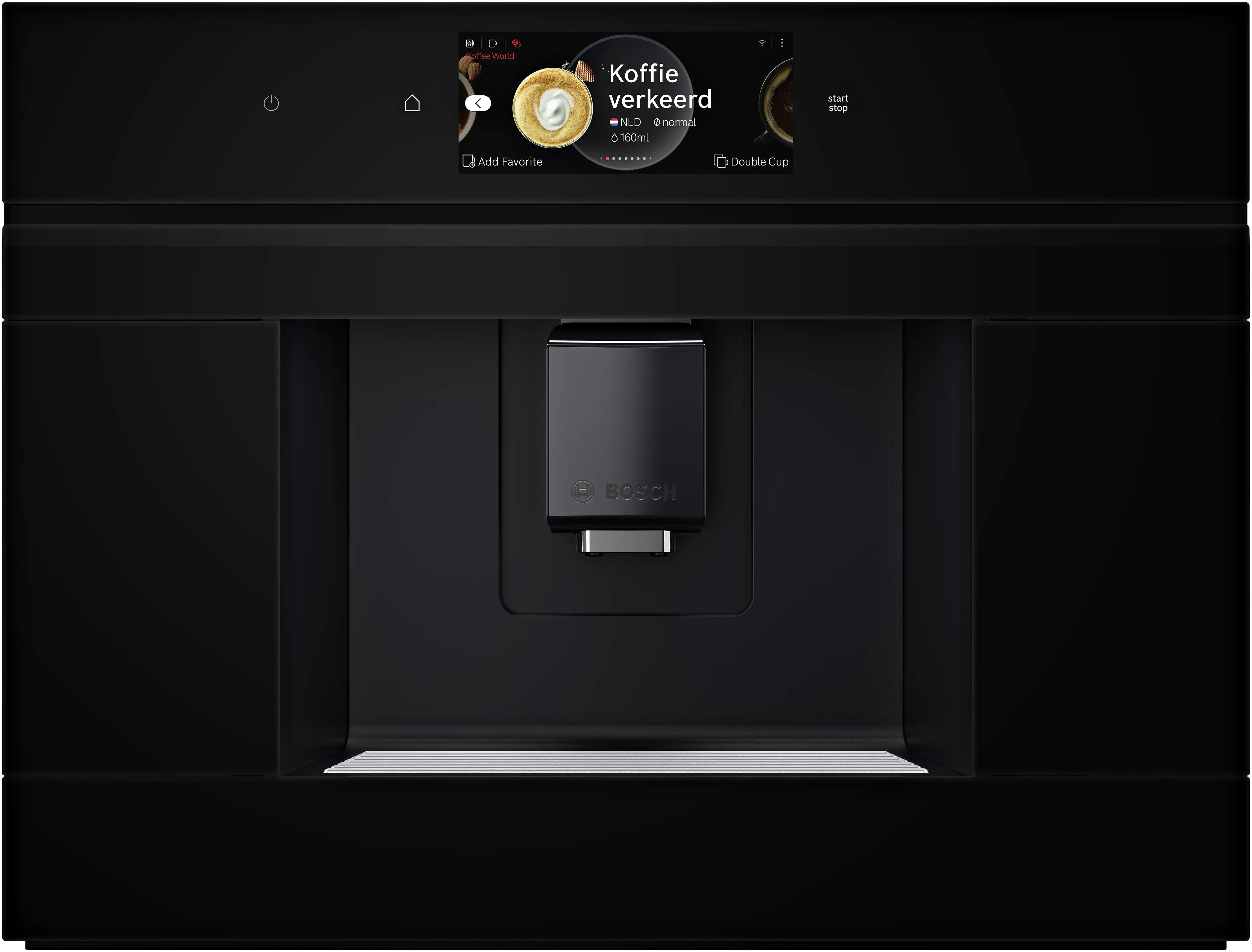 Series 8 ماكينة تحضير القهوة الأوتوماتيكية بالكامل المدمجة أسود مع 35 مشروب وتحكم ذكي - Series 8 automatic coffee machine with 35 drinks and smart control