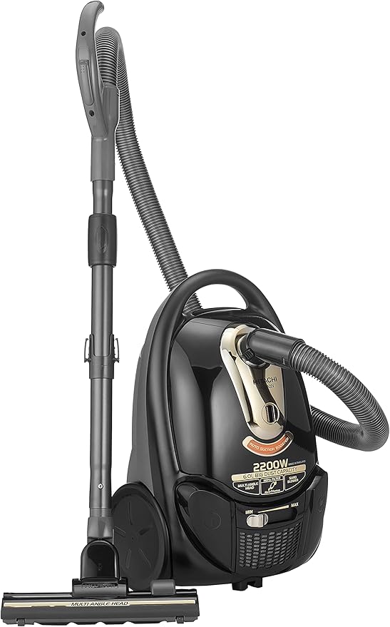 HITACHI Vacuum Cleaner 2200 Watt Nano Titanium Filter Black x Gold CV-BA22V 220CE GBK