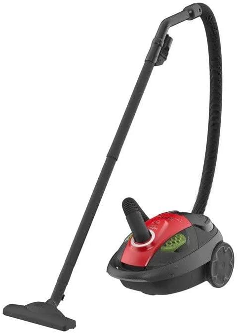 Hitachi Vacuum Cleaner - 1600 Watt, Cloth Filter, Black x Red, CV-BG16 220CE BRE