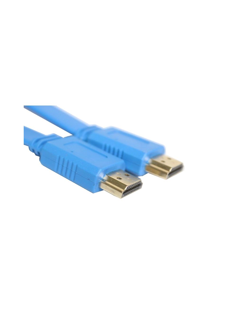 Etrain CV892 HDMI to HDMI Flat Cable 5M Gold Plated Blue Color