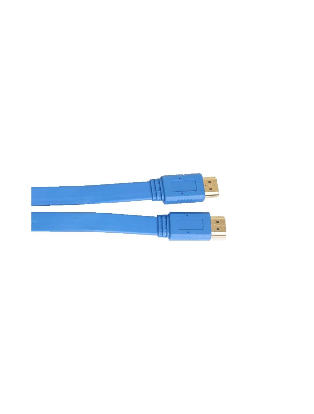 Etrain CV892 HDMI to HDMI Flat Cable 5M Gold Plated Blue Color