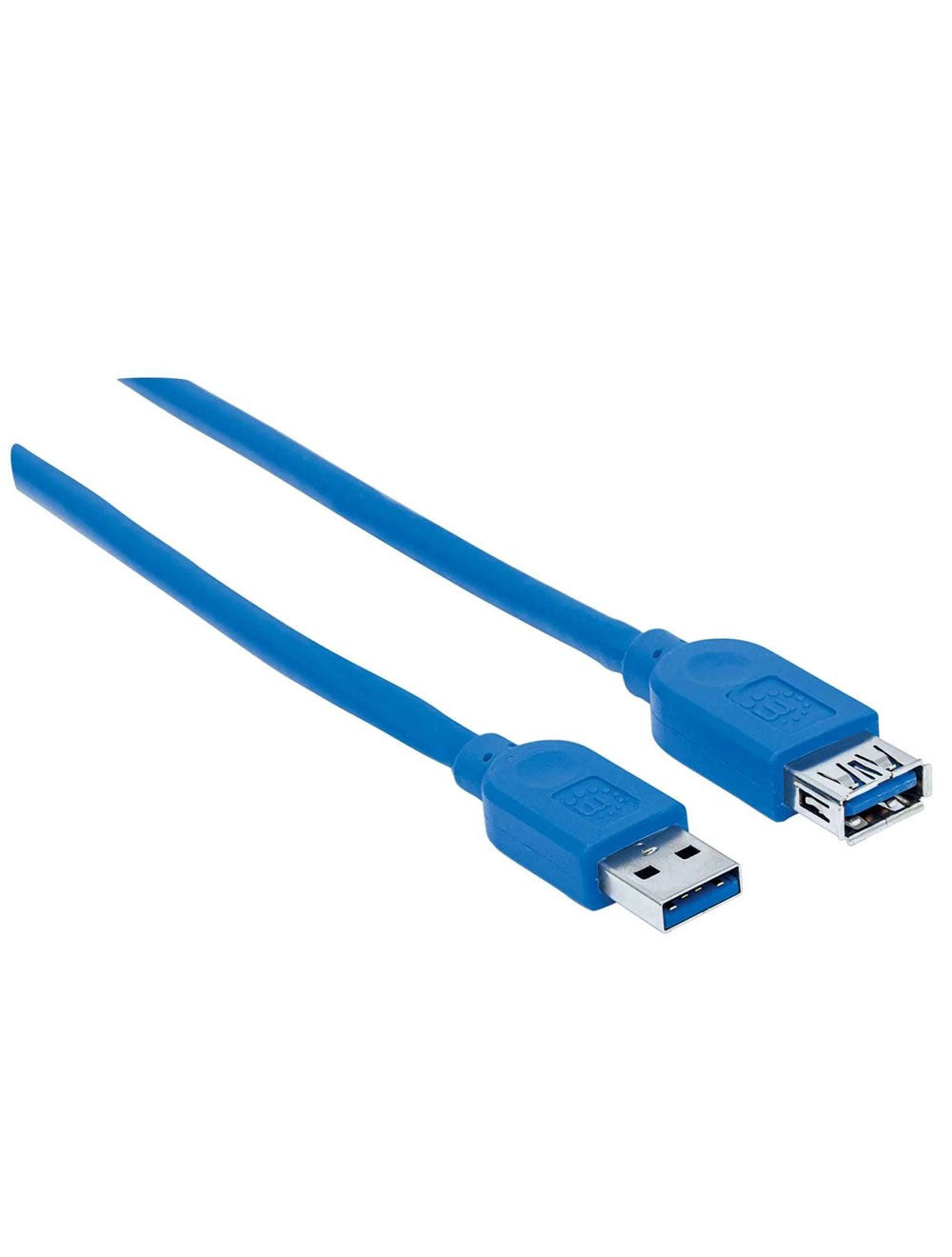 Manhattan DC389 325394 SuperSpeed USB Extension Cable USB 3.0 Type-A Male to Type-A Female -5 Gbps 1 m (3 ft.) - Blue