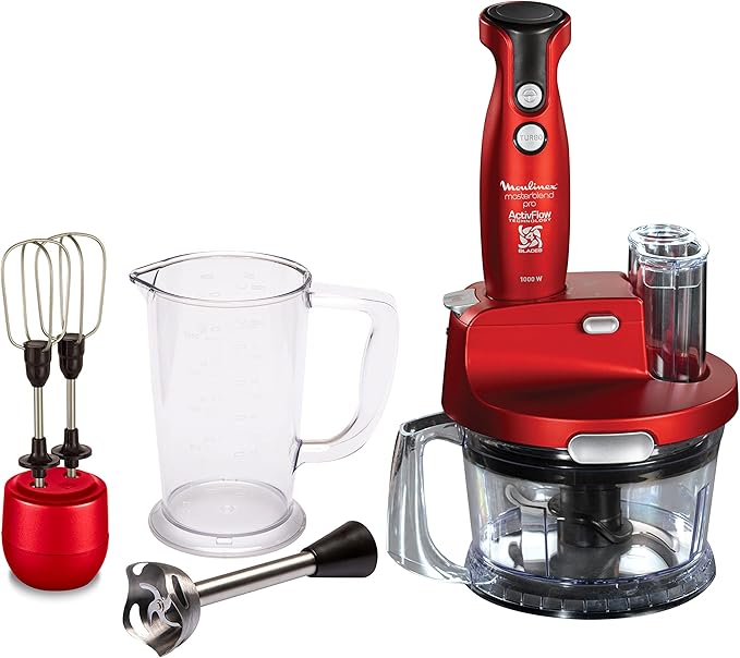 Moulinex DD2035EG Hand Blender Red خلاط يدوي 1000 واط من مولينكس احمر