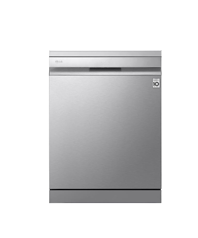 LG Dishwasher Capacity 14 LG THINQ™ Top Control QuadWash™ & TrueSteam?® - DFB325HS, Silver