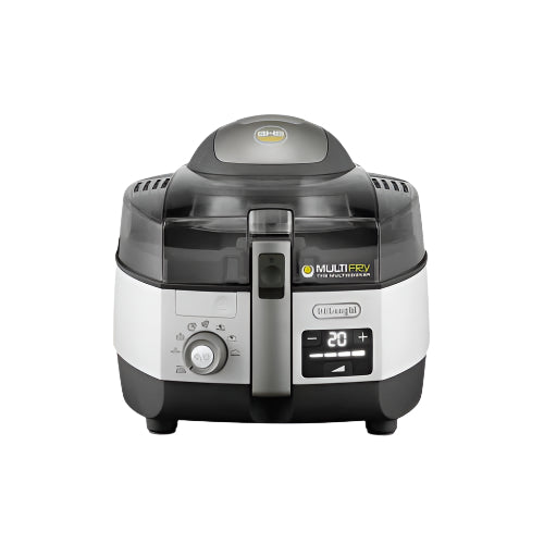 ايرفراير ديلونجي مالتي فراي 1.7 لتر 2400 واط رمادي لتحضير وجبات صحية وسريعة بدون زيت | DeLonghi MultiFry 1.7L 2400W Grey Oil-Free Healthy Cooking