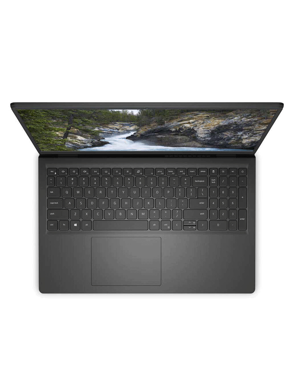 لاب توب ديل فوسترو i7 أسود بمعالج i7-1255U وSSD 512 جيجا، شاشة 15.6" FHD. Dell Vostro i7 laptop, 512GB SSD, 15.6" FHD display with Ubuntu OS