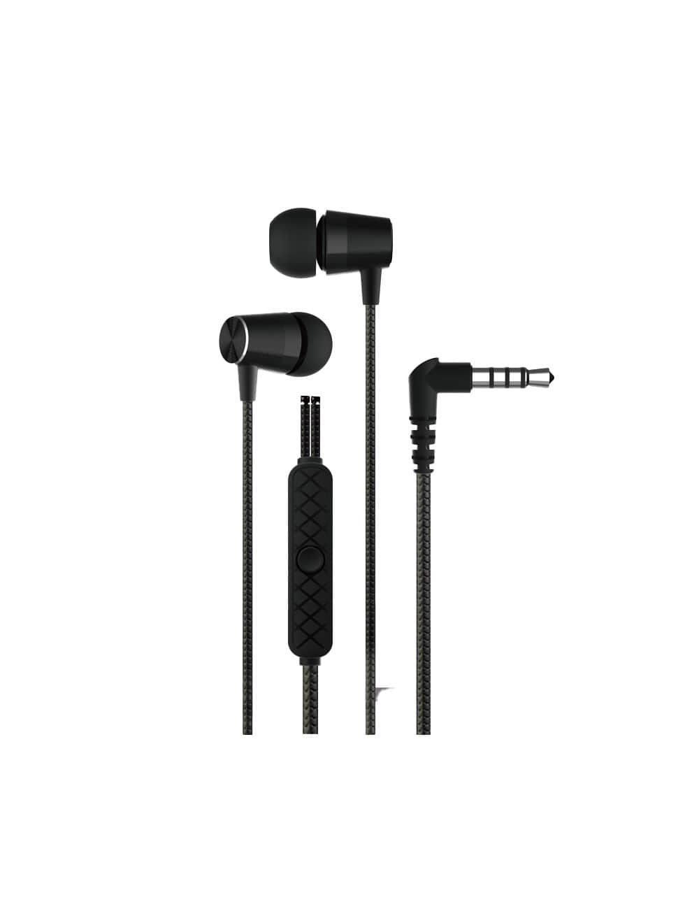 ديفيا EM103 سماعة أذن معدنية 3.5 مم من Cairo Drop – تصميم أنيق وضمان سنة. Devia EM103 metal earphones – stylish design & 1-year warranty.