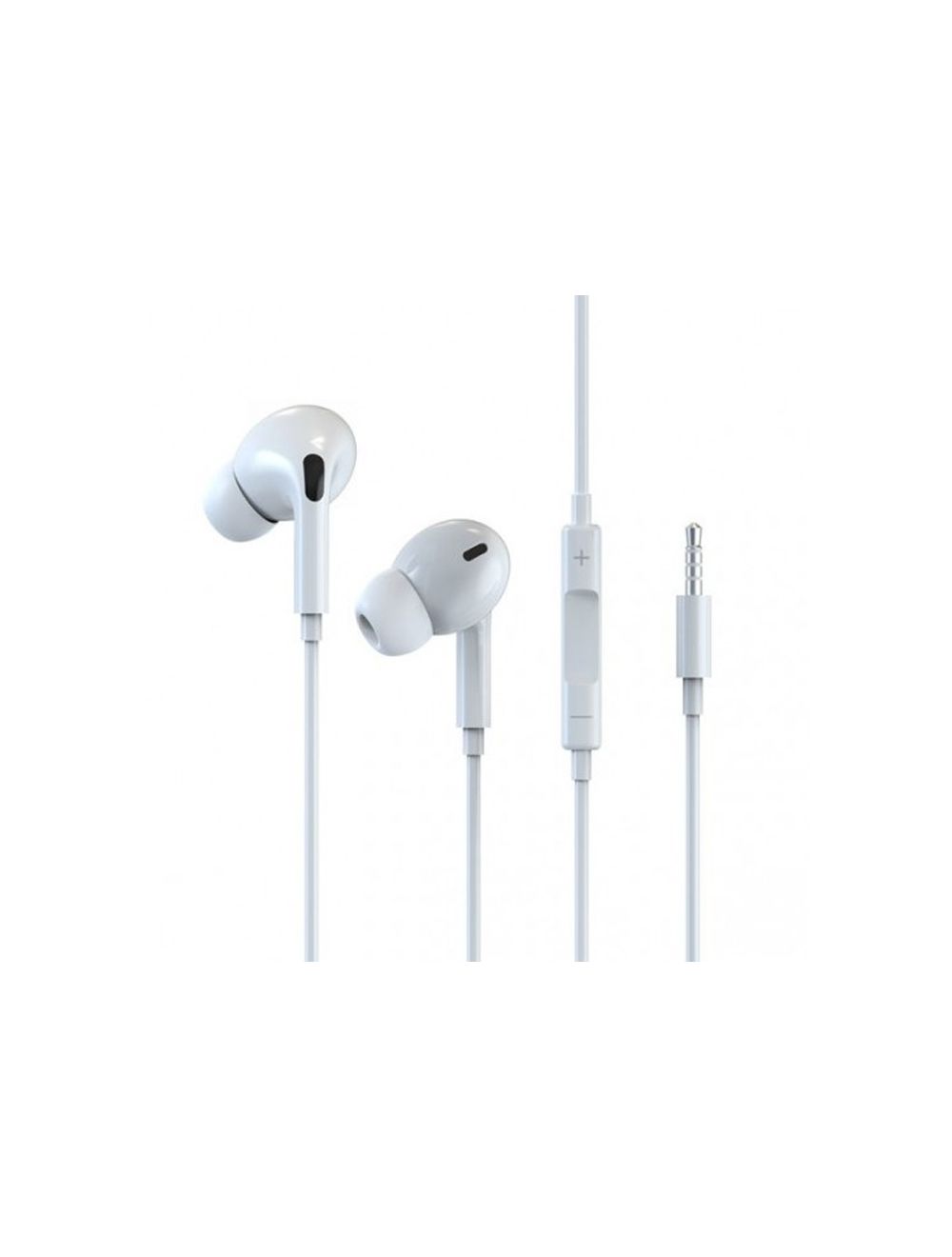 ديفيا سماعة أذن ستريو 3.5 مم من Cairo Drop – صوت 360° وضمان سنة. devia em022 stereo wired earphone – clear sound, durable wire & 1-year warranty.