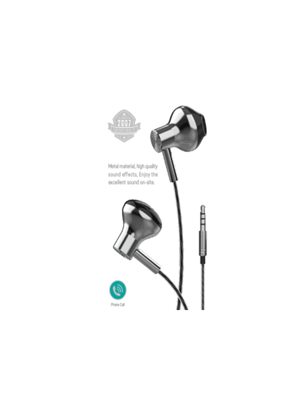 ديفيا سماعة أذن سلكية أصلية مع ريموت وميكروفون وضمان سنة، Devia wired earphone with remote & mic, 1-year warranty & fast delivery.
